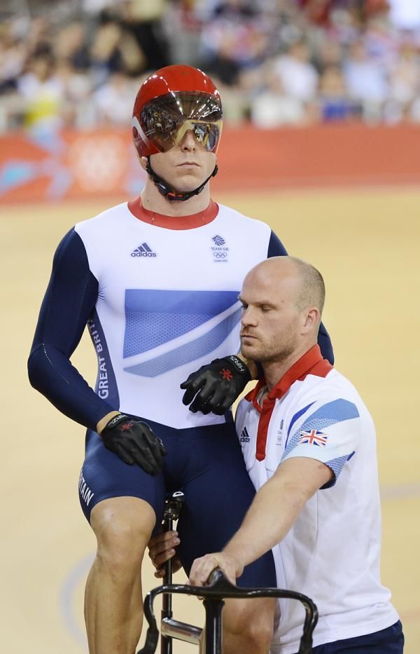 Chris Hoy (Great Britain) at the start
