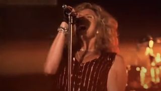 David Coverdale in music video for Coverdale and Page on Beavis and Butt-Head