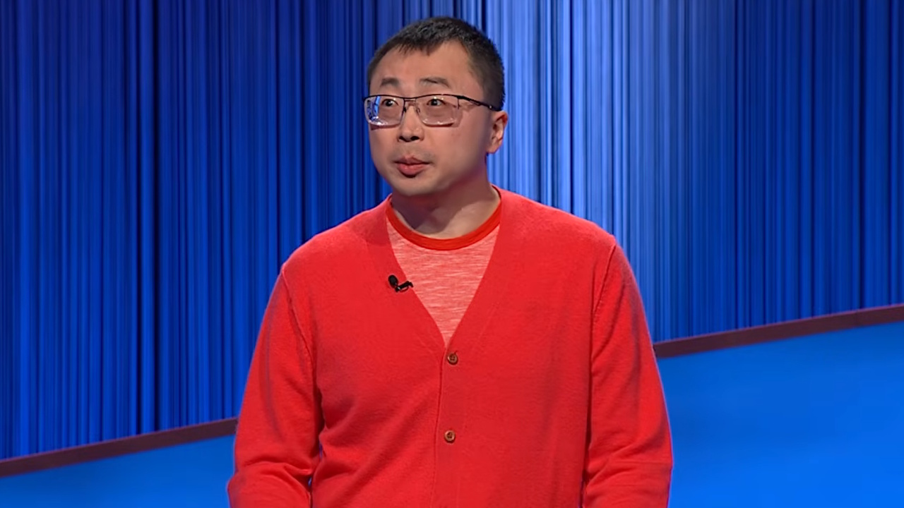 Jamie Ding is shown on Jeopardy! on March 26, 2026.