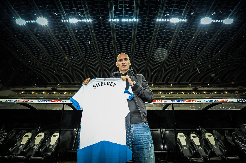 Jonjo Shelvey on his unveiling as a Newcastle player