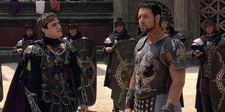 Joaquin Phoenix and Russell Crowe in Gladiator