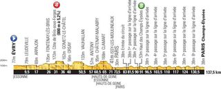 Profile for the 2014 Tour de France stage 21