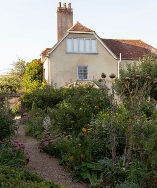 Garden at Charleston House in Sussex