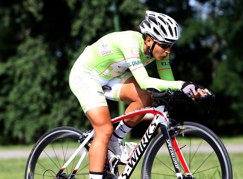 Arlenis Sierra of Cuba in the San Luis time trial
