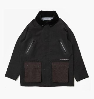 Black jacket with velvet collar