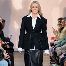 Chloë Sevigny walks the runway at Proenza Schouler