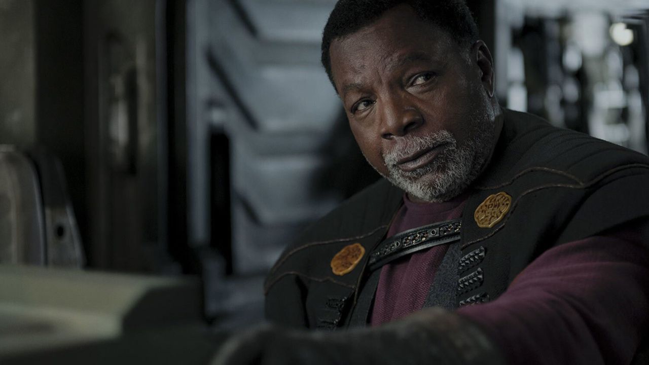 There's a moving tribute to Carl Weathers in the new Mandalorian and Grogu trailer, but you've got to be familiar with Aurebesh to read it