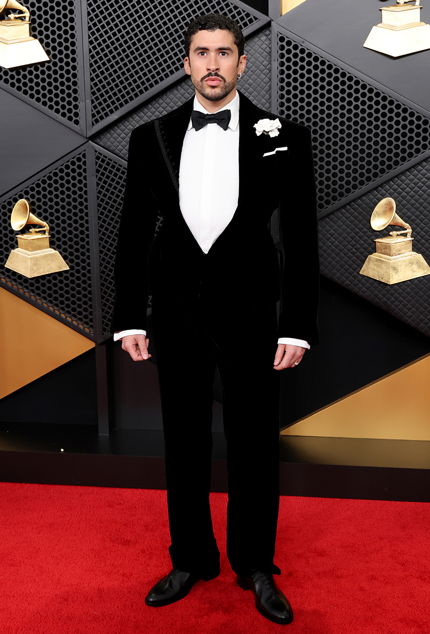 Grammys red carpet 2026 Bad Bunny