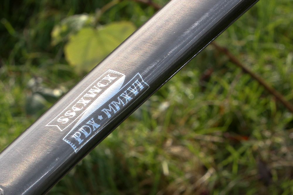 Nys' Trek Crocket gets a custom logo from SSCXWC 2016.