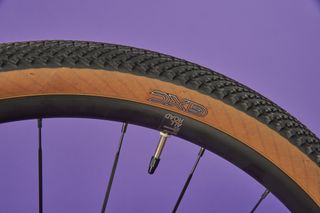 Image shows the tyres on the Ribble AL Gravel bike