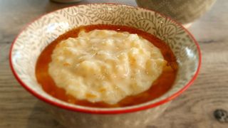 Comforting rice pudding dessert recipe by the Royal Champagne Hotel & Spa in France