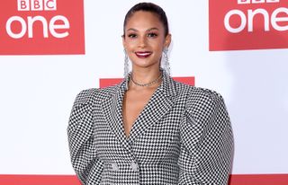 Alesha Dixon attends "The Greatest Dancer" photocall at Soho Hotel on December 02, 2019