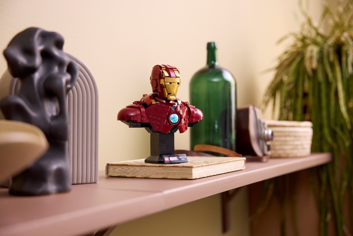 Suit up with new Iron Man and Spider-Man LEGO busts arriving this summer