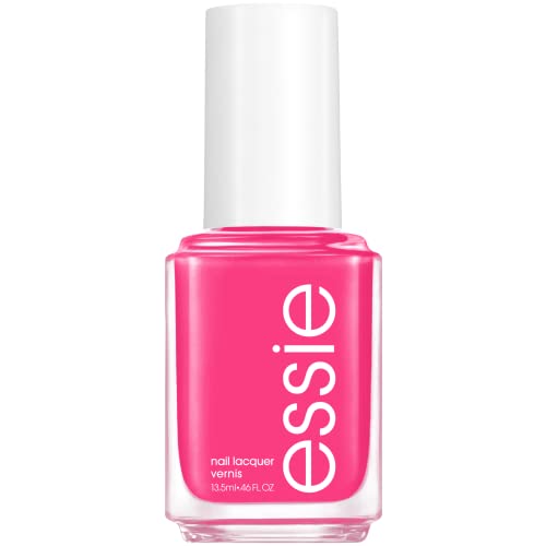 Essie Salon-Quality Nail Polish, 8-Free Vegan, Hot Pink, Mod Square, 0.46 Fl Oz