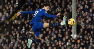 Joao Felix of Chelsea during the Premier League match between Fulham FC and Chelsea FC at Craven Cottage on January 12, 2023 in London, England.