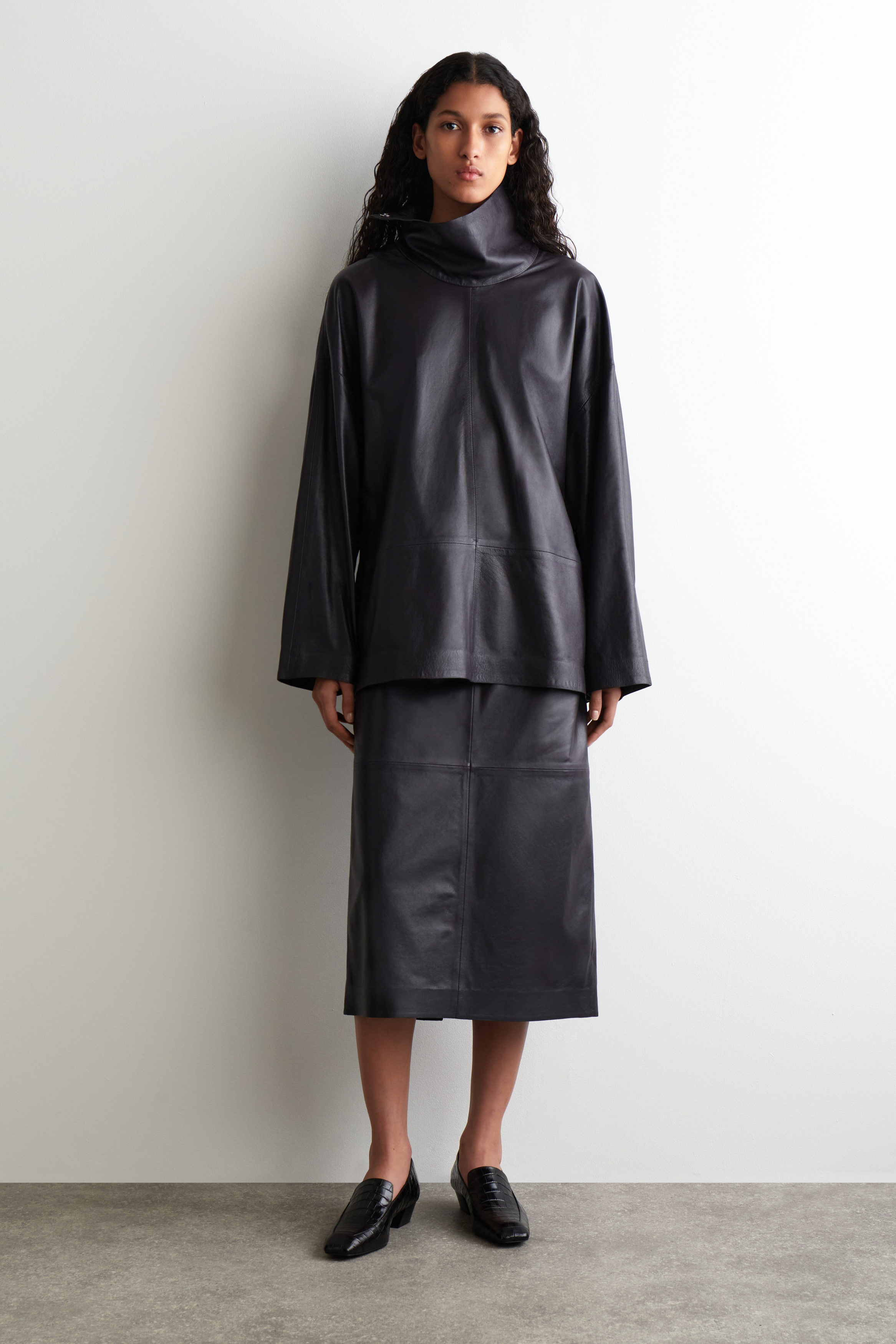 Leather Pencil Skirt