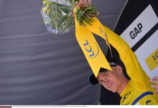 Chris Froome in yellow