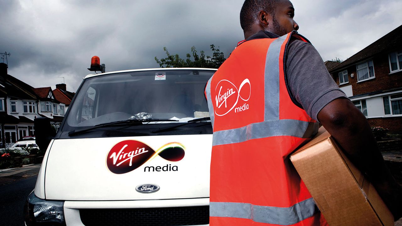 Virgin Media employee © Universal Images Group via Getty