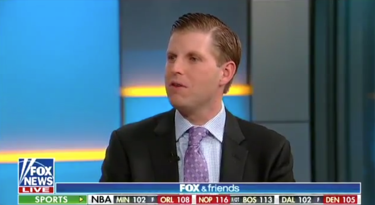 Eric Trump comment.