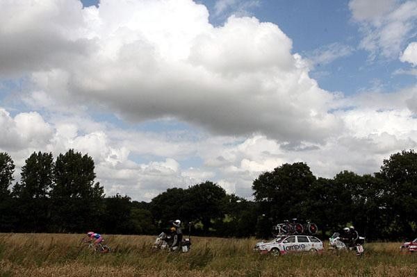 Damiano Cunego (Lampre) did a decent ride.
