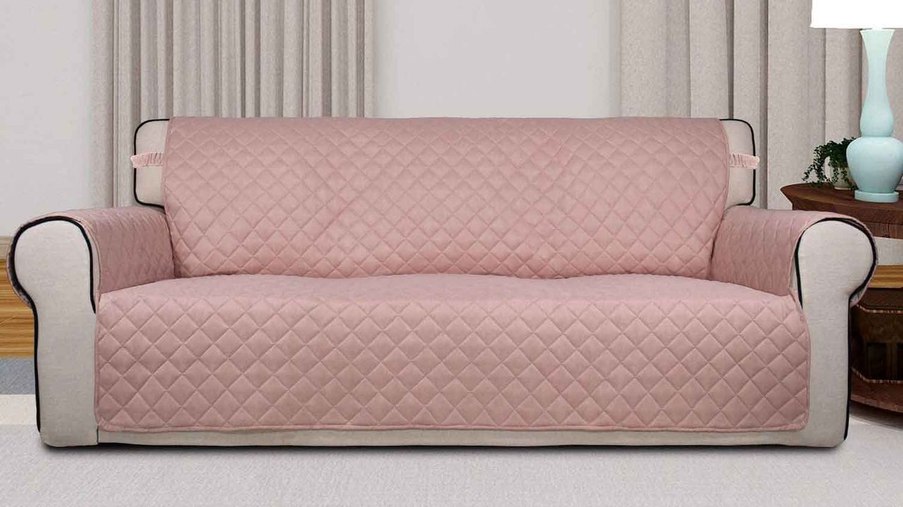 Best sofa protector: PureFit Reversible Quilted Sofa Cover