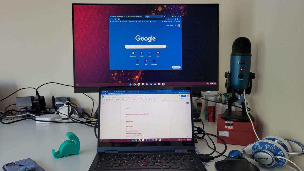 connect two monitors to chromebook