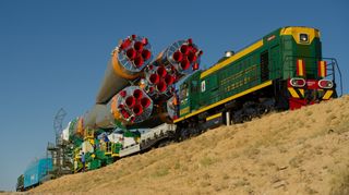 Expedition 32 Soyuz Rocket Rollout