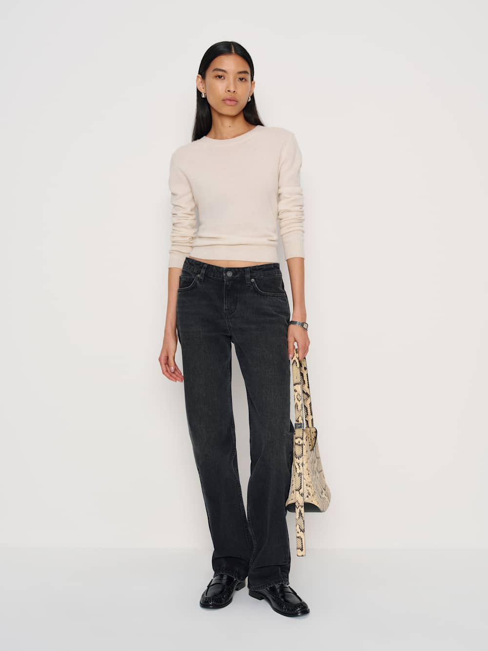 Charlie Low Rise Straight Leg Jeans