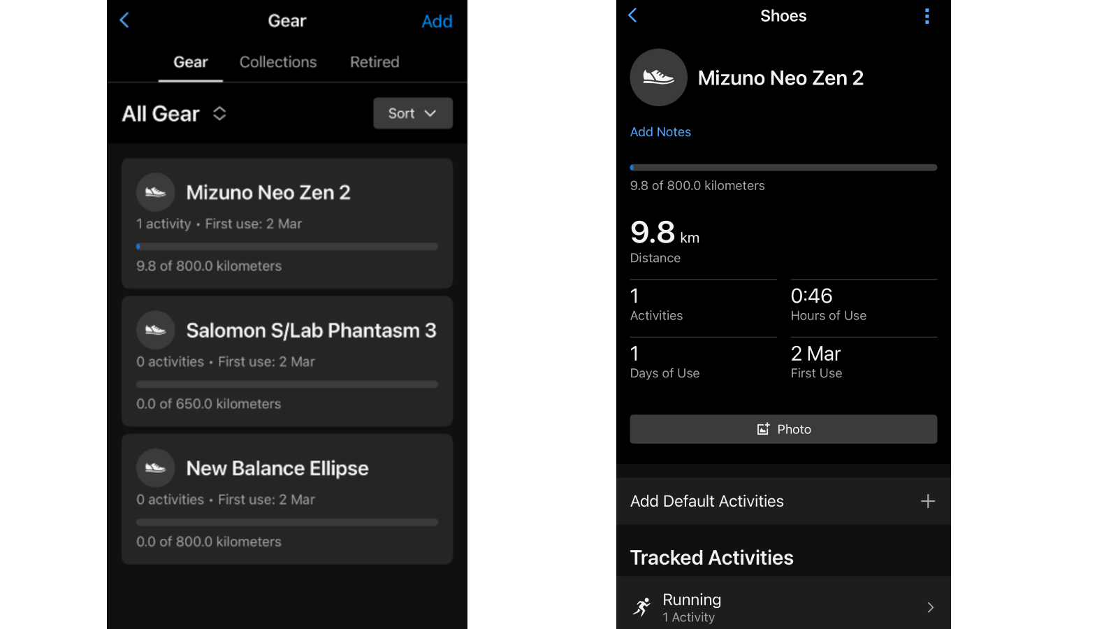 Garmin Gear Tracking