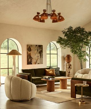 Mid century living room