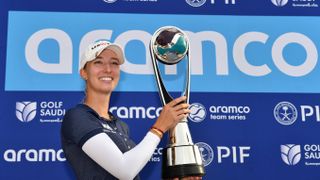 Alexandra Forsterling won the Aramco Team Series in Tampa 2024