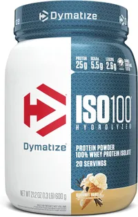 Dymatize ISO100 Hydrolyzed Protein Powder Was: $39.99Now: $26.99 on Amazon