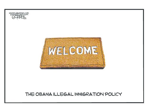 Political cartoon immigration policy