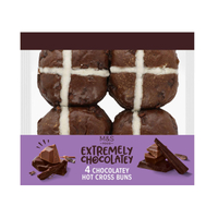 3. M&amp;S Extremely Chocolatey Hot Cross Buns, 260g, View at Ocado