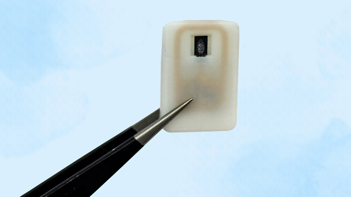 3D printed chip