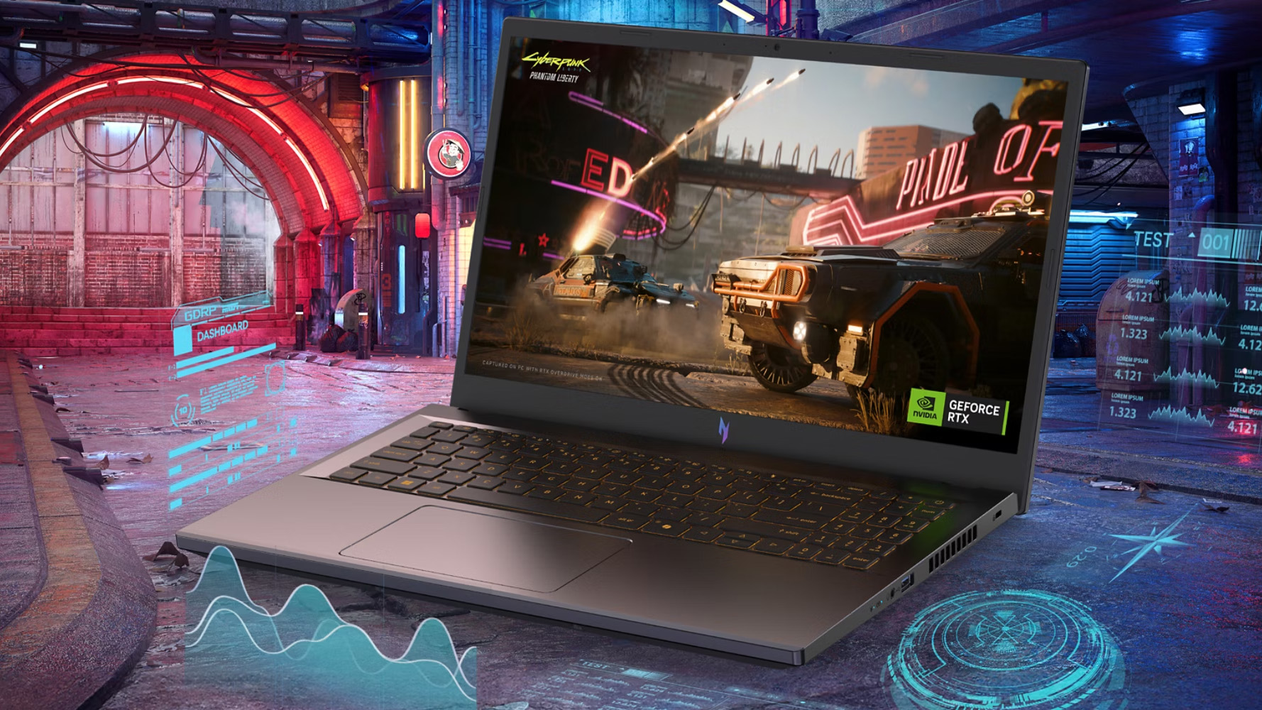 Acer Nitro V 15 gaming laptop promotional image