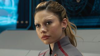 Genesis looking at another character