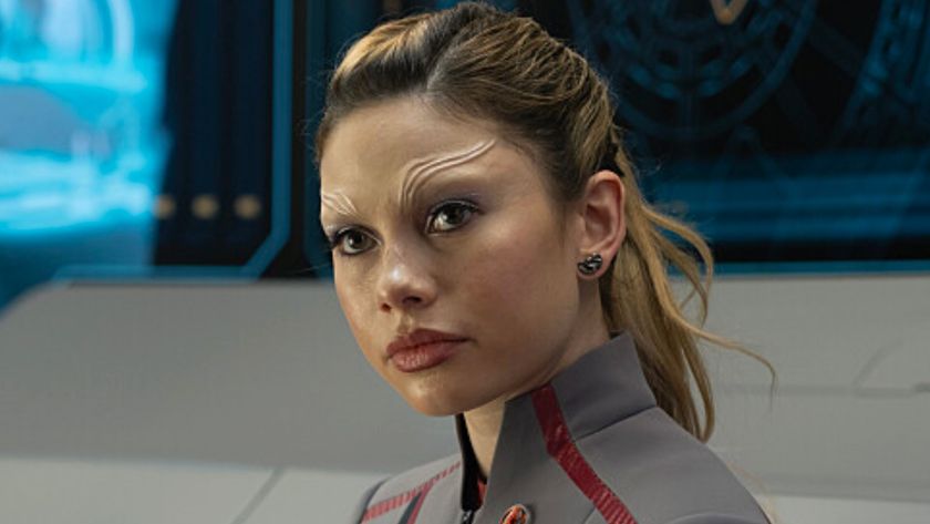 Genesis looking at another character