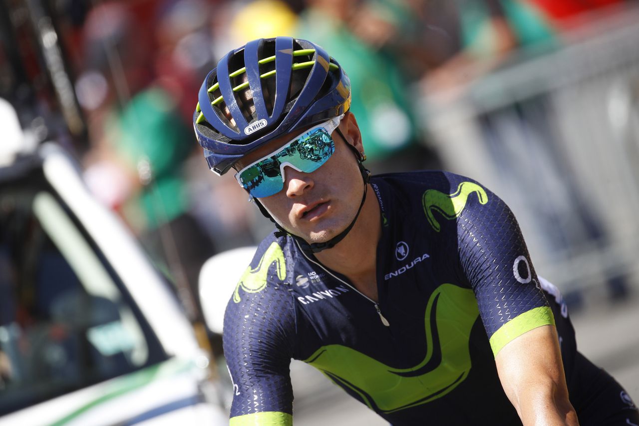Carlos Betancur on the 15th stage of the Tour de France