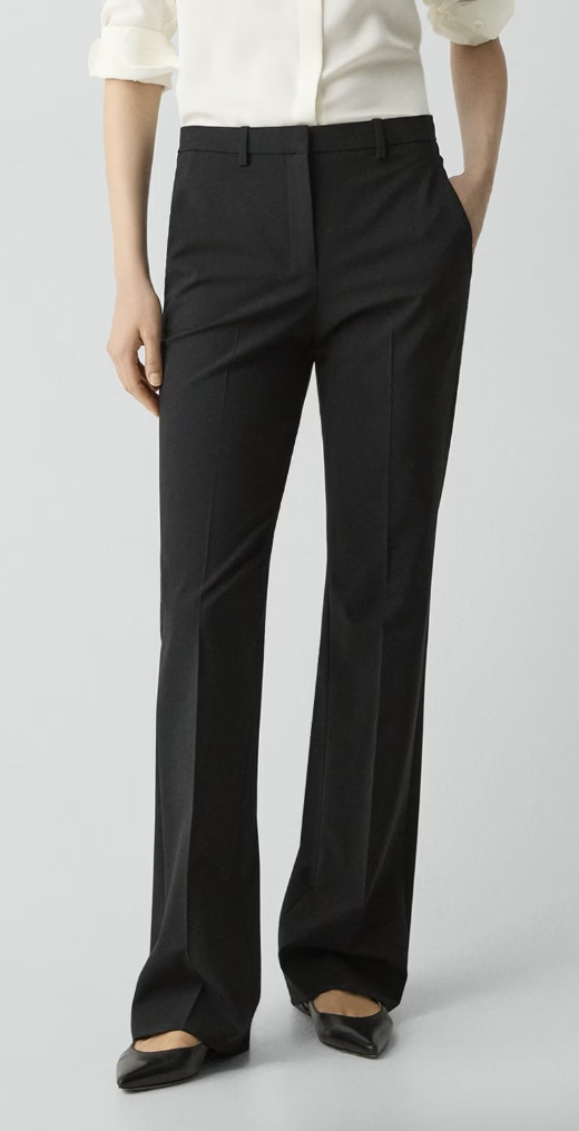 Theory, Flared Pant, 34&#039;&#039; in Good Wool