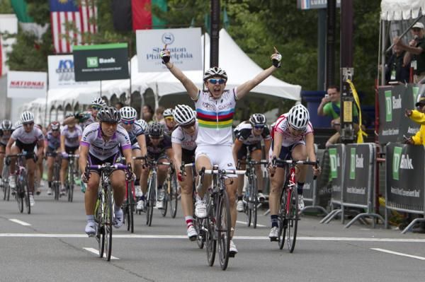 Giorgia Bronzini takes the win in the Liberty Classic