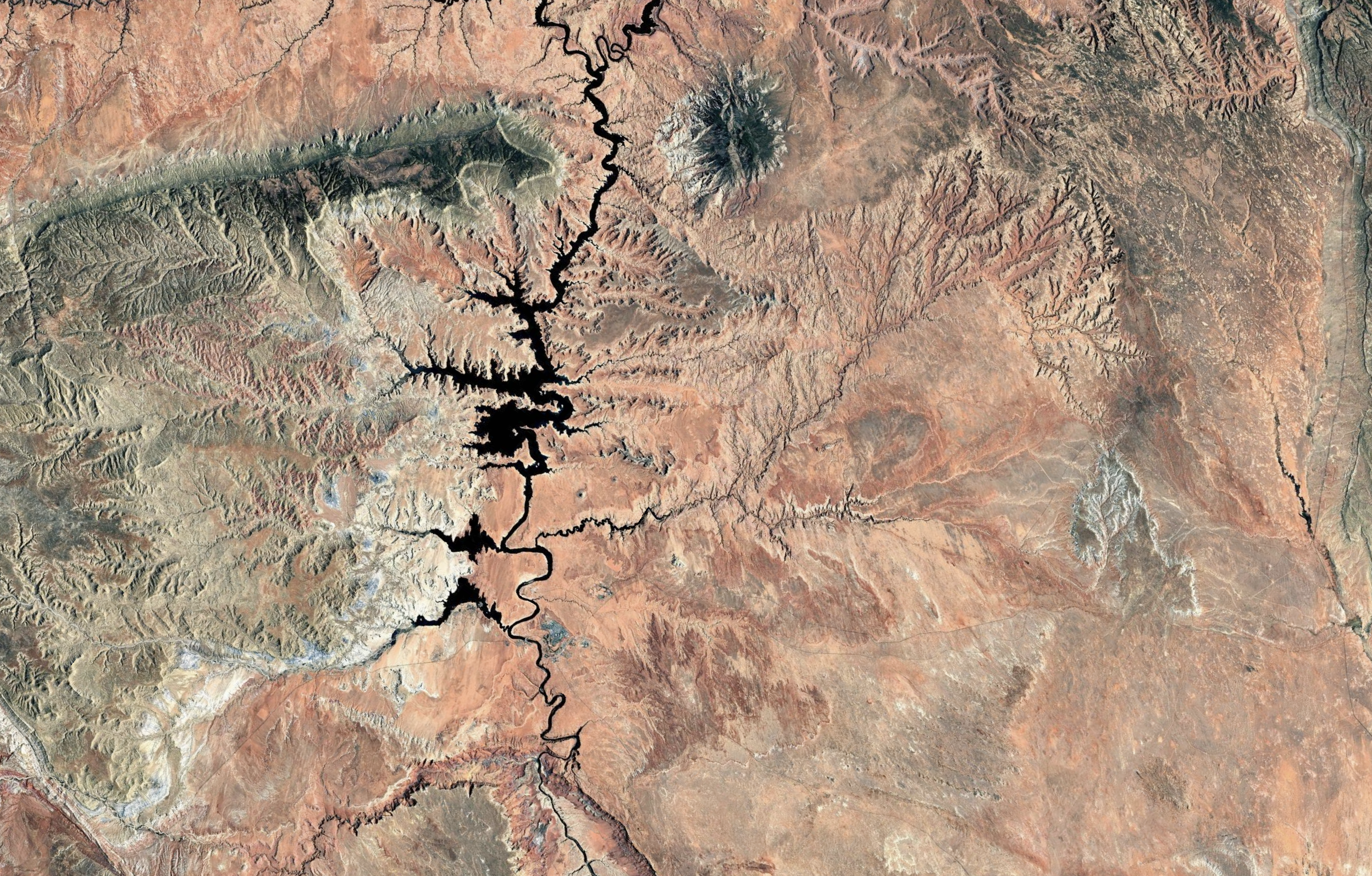 Overhead image from Google Earth