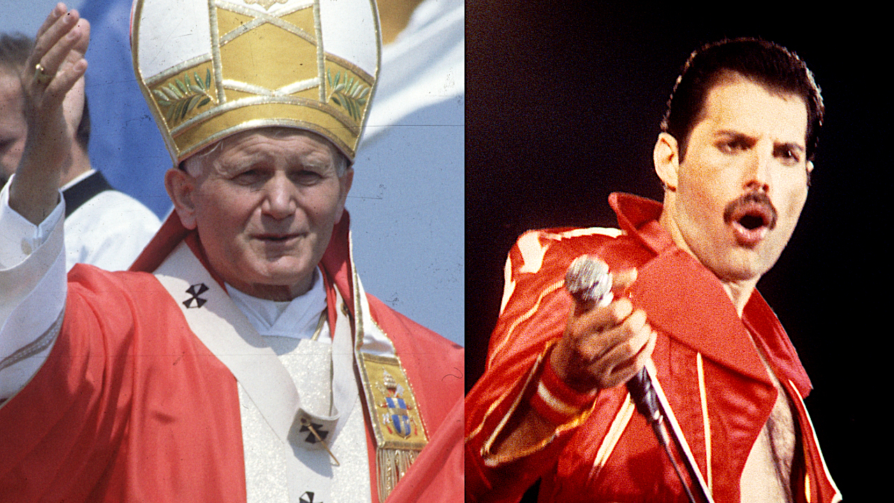 Pope John Paul II, Freddie Mercury