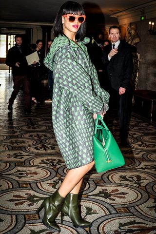 Rihanna At Paris Fashion Week AW14, 2014