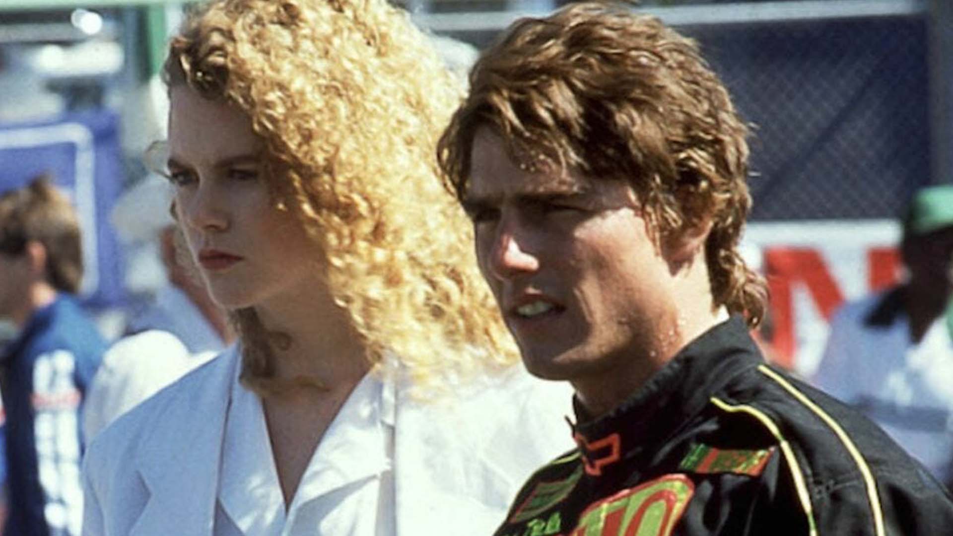 Tom Cruise in Days of Thunder.