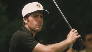 Gary Player takes a shot in 1974