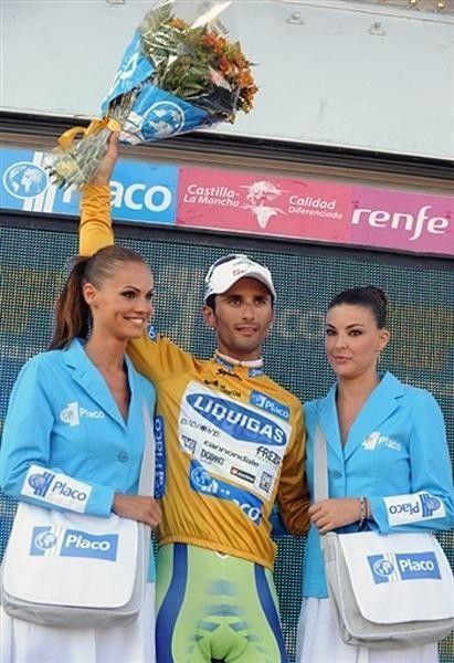Daniele Bennati (Liquigas) leads