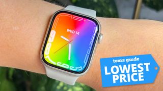 Apple Watch Series 8 with a Tom's Guide deal tag
