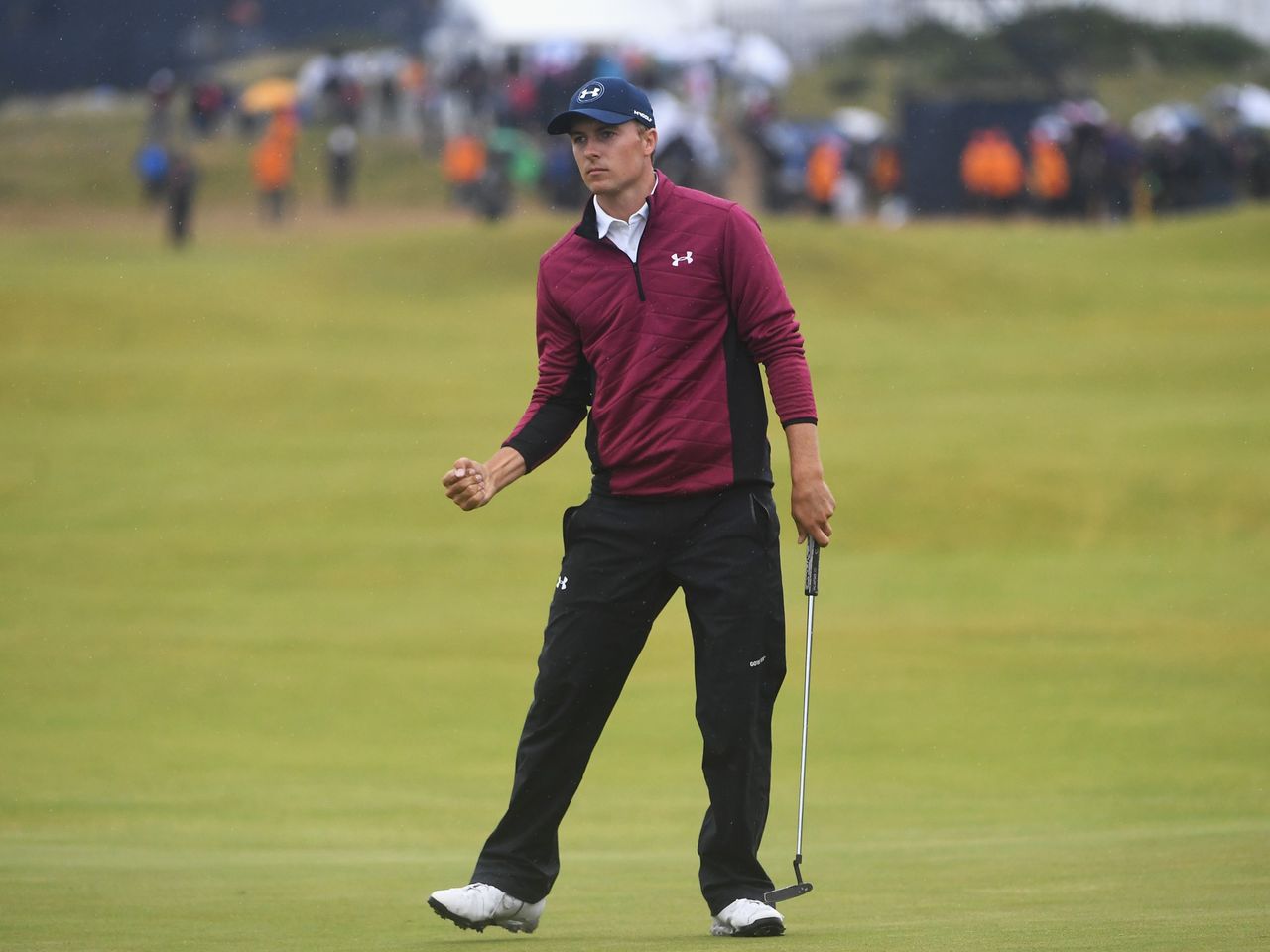 Classy Spieth Battles Brutal Conditions To Lead The Open 2017