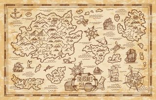 Fantasy map design, worldbuilding in map form.